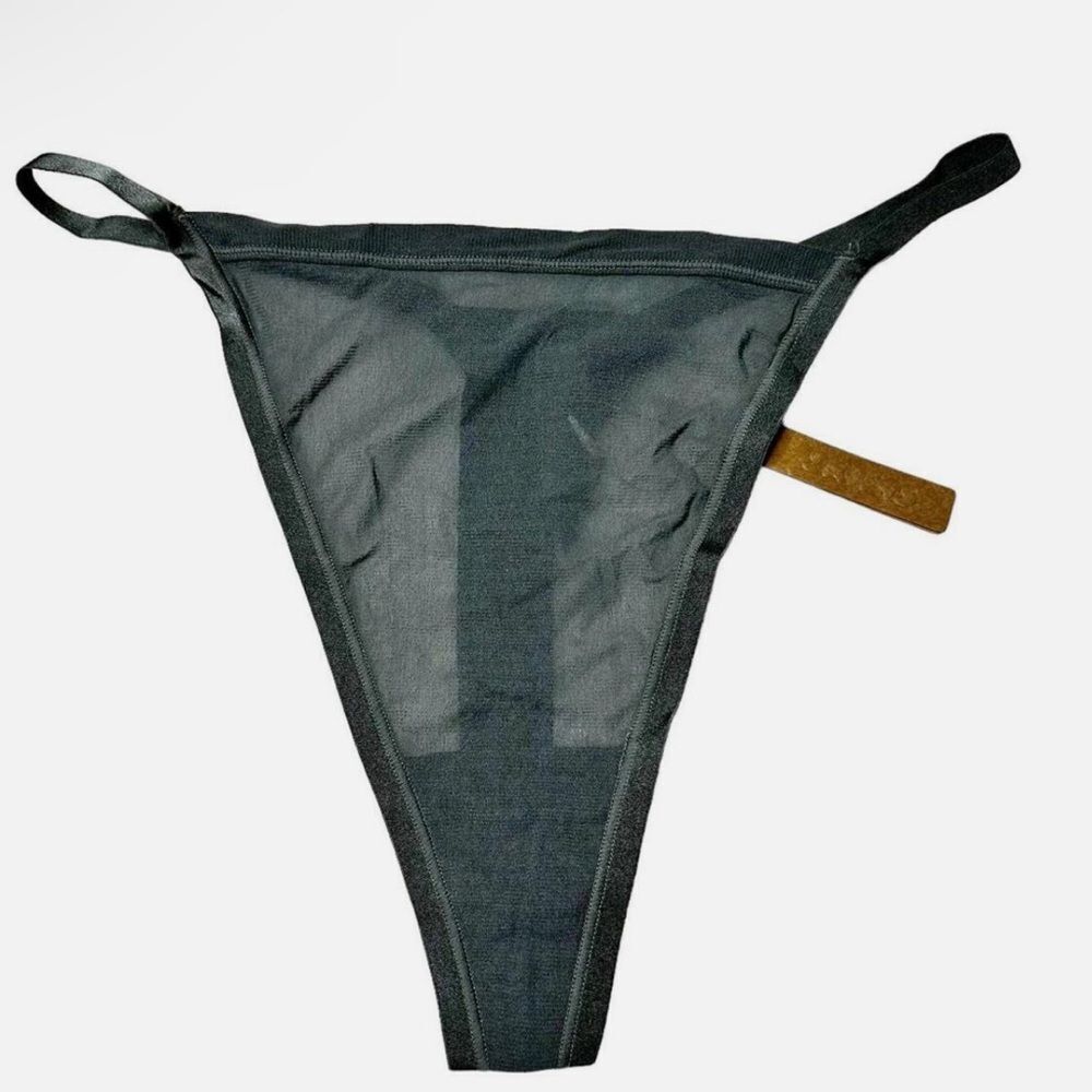 NWT Skims Summer Mesh Mid Rise Thong in Deep Sea Women’s 4X